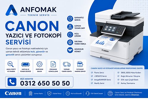 Dikmen Canon Servisi iletişim