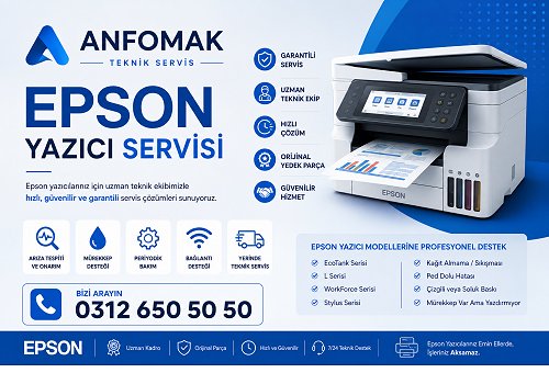 Kızılay Epson Servisi iletişim
