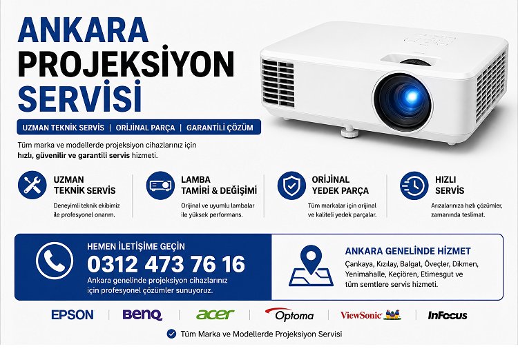 Ankara projeksiyon teknik servis ve optik onarım laboratuvarı